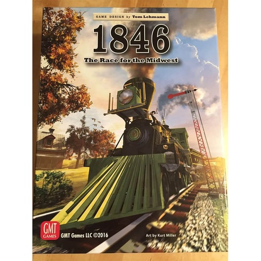 [LP1MHJN01] 1846 The Race to the Midwest Board Game