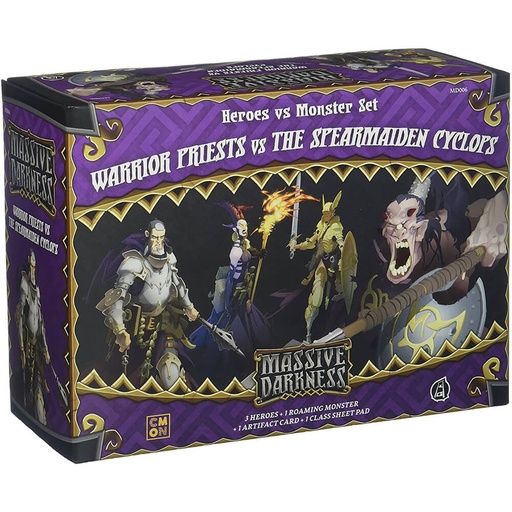 [LP1QULH01] Massive Darkness Warrior Priests vs The Spearmaiden Cyclops
