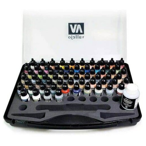 [LP1VVFM01] Vallejo Game Air Basic Colours with Plastic Case
