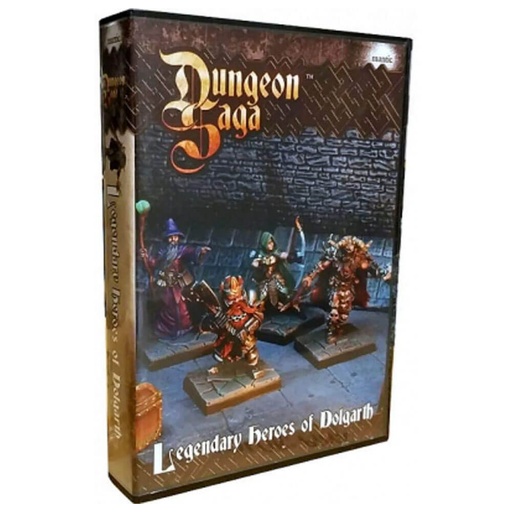 [LP1JCOR01] Dungeon Saga Legendary Heroes of Dolgarth Miniatures