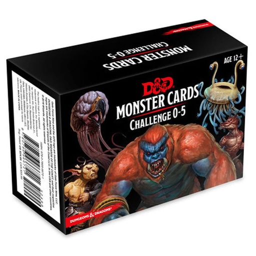 [LP1TDBK01] D&D Spellbook Cards Monster Challenge Deck 0-5 (179 cards)