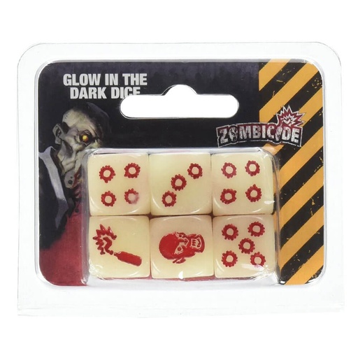 [LP1UZNG01] Zombicide Glow in the Dark Dice 6pcs