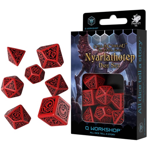 [LP1EQZL01] Q Workshop CoC Outer Gods Nyarlathotep Dice Set of 7