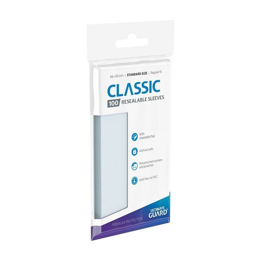 [LP1PZJR01] Ultimate Guard Classic Resealable Standard Sleeves 100pcs