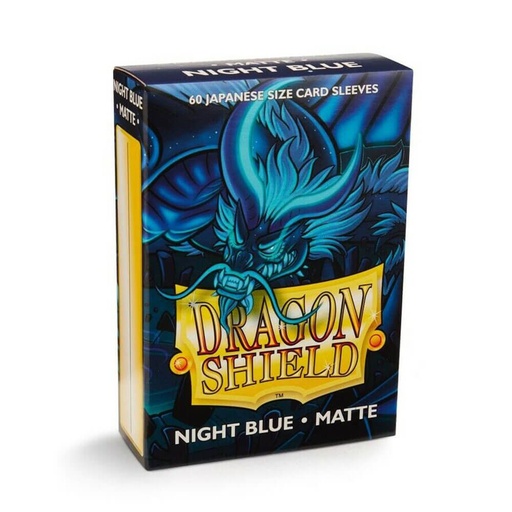 [LP1TLQZ01] Dragon Shield Matte Night Blue Japanese Sleeves Box of 60