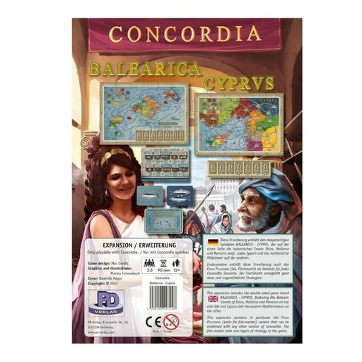 [LP1AEUN01] Concordia Balearica Cyprus Board Game