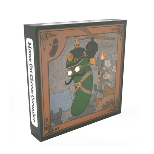 [LP1QQDT01] Mouse Cheese Cat Cucumber Board Game