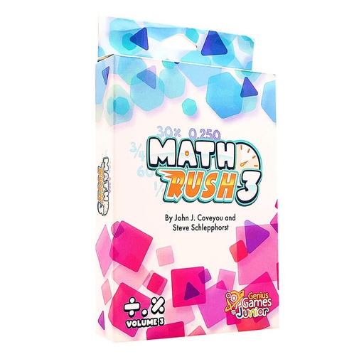 [LP1BQZD01] Math Rush Fractions Decimals & Percents Board Game
