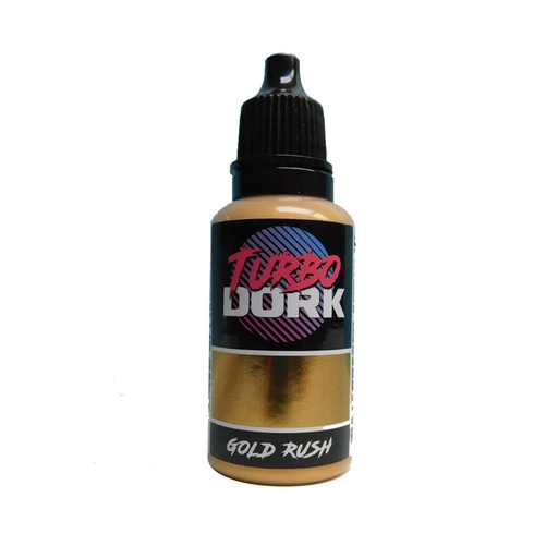[LP1JUWO01] Turbo Dork Metallic Acrylic Paint Gold Rush 20mL Bottle