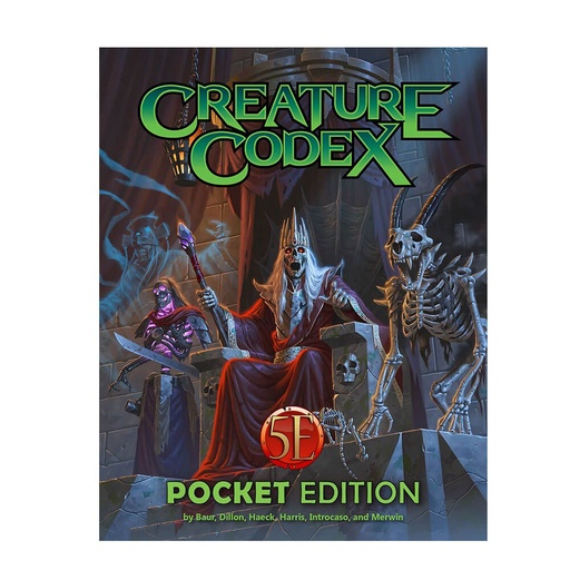 [LP1XHSP01] Creature Codex Pocket Edition for 5th Edition Books