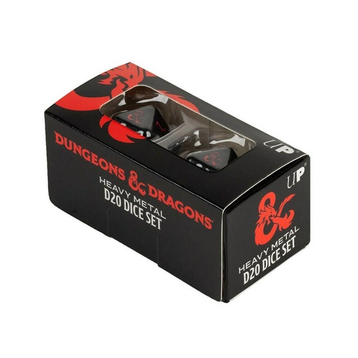 [LP1GVSA01] Dungeons & Dragons Heavy Metal D20 Dice Set of 2