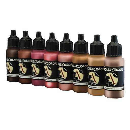 [LP1YQSE01] 75 Scalecolor Metal n' Alchemy Copper Series Paint Set 17mL