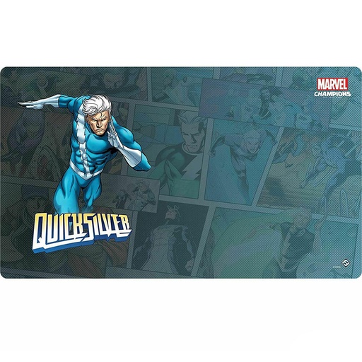 [LP1UDVD01] Marvel Champions LCG Quicksilver Card Game Mat