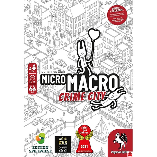 [LP1UWGH01] MicroMacro Crime City Board Game