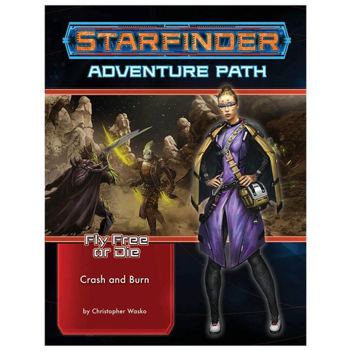 [LP1DJIA01] Starfinder Adventure Path Fly Free or Die #5 Crash & Burn