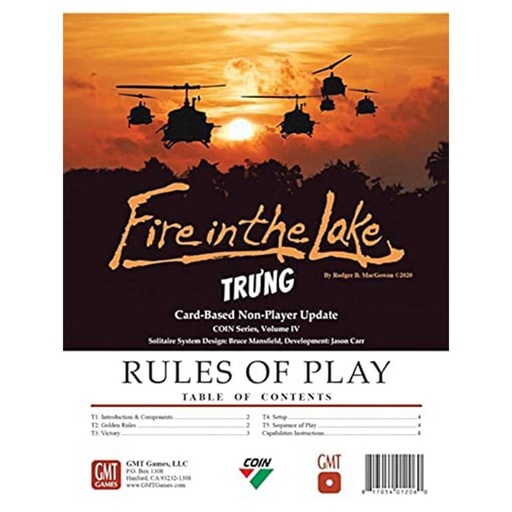 [LP1LROX01] Fire in the Lake Tru'ng Bot Upgradepk Board Game