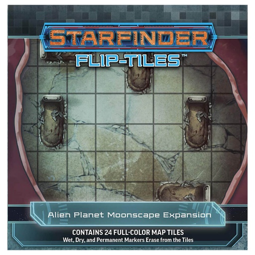 [LP1TVOW01] Pathfinder RPG Flip Tiles Alien Planet Moonscape Expansion