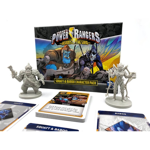 [LP1CRMA01] Power Rangers Heroes of the Grid Squatt & Baboo Character Pk