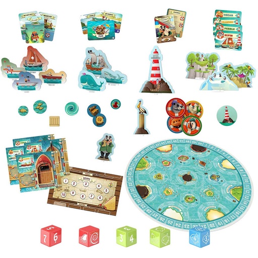 [LP1THYE01] Pebble Rock Delivery Service Board Game