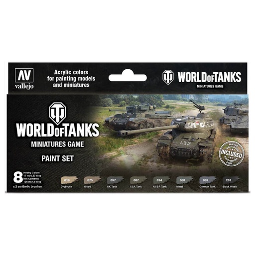 [LP1SABC01] World of Tanks Miniatures Game Paint Set