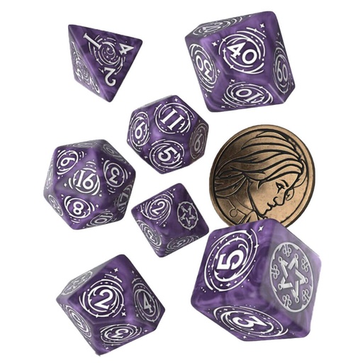 [LP1AWXA01] The Witcher Dice Set Yennefer Lilac and Gooseberries