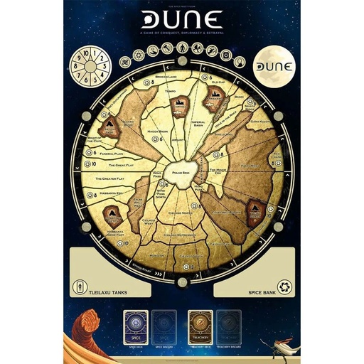 [LP1DRGC01] Dune Game Mat (36"x24")