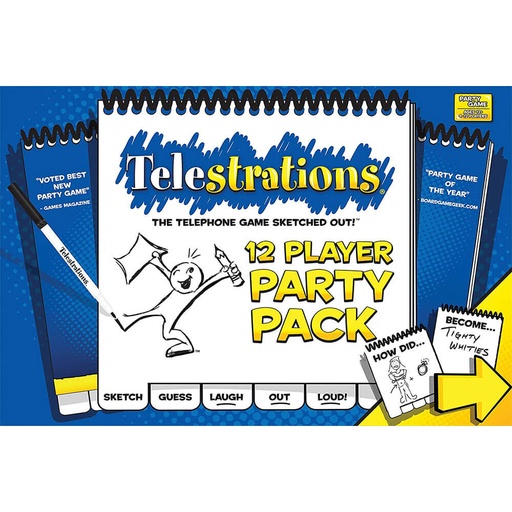 [LP1TPLR01] Telestrations 12 Player Board Game Party Pack