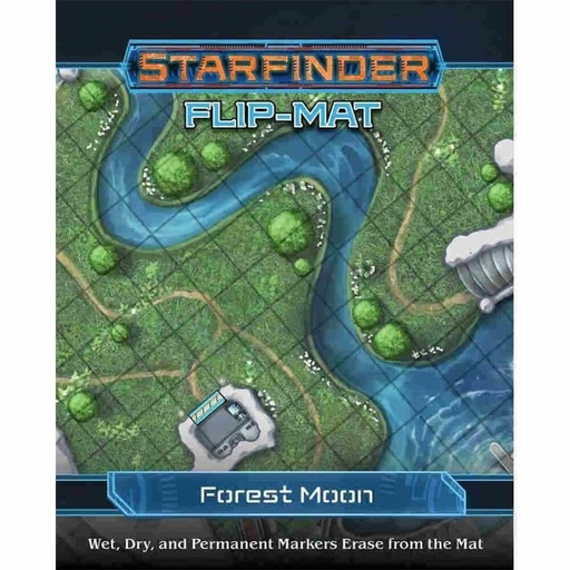 [LP1BTJA01] Starfinder RPG Flip Mat Forest Moon