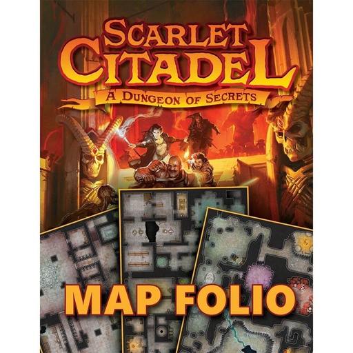[LP1XIFG01] Kobold Press Scarlet Citadel Map Folio Roleplaying Game