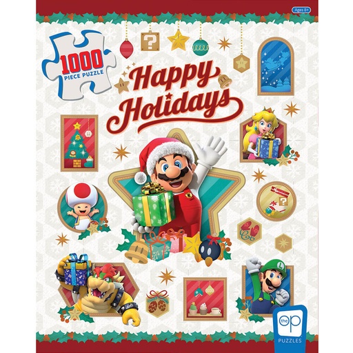 [LP1SXIK01] Super Mario Happy Holidays Puzzle 1000pc