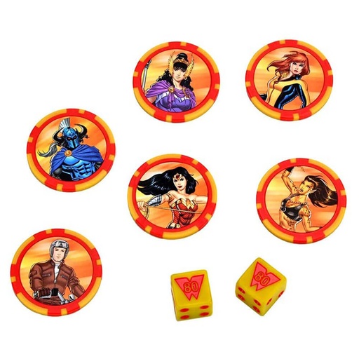 [LP1AIKV01] DC Comics Heroclix Wonder Woman 80th Dice and Token Pack