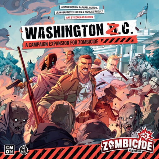 [LP1WXYX01] Zombicide 2nd Edition Washington Z.C. Board Game