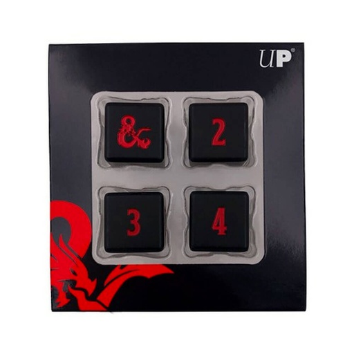 [LP1SYAN01] Heavy Metal D6 x4 Dice Set for Dungeons & Dragons
