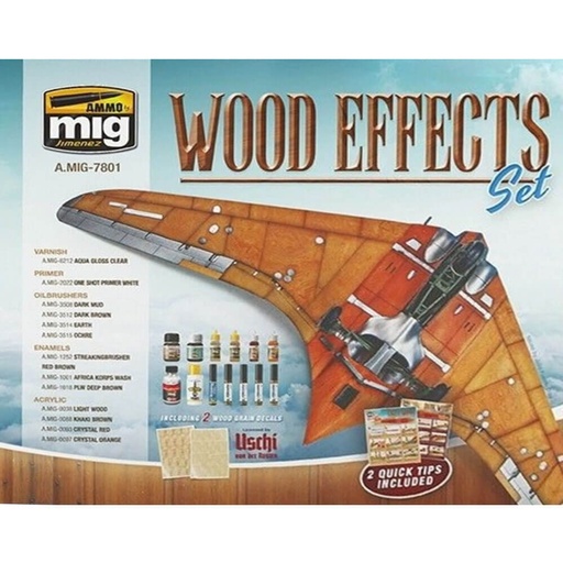 [LP1CLRT01] Ammo by MIG Weathering Wood Effects Set