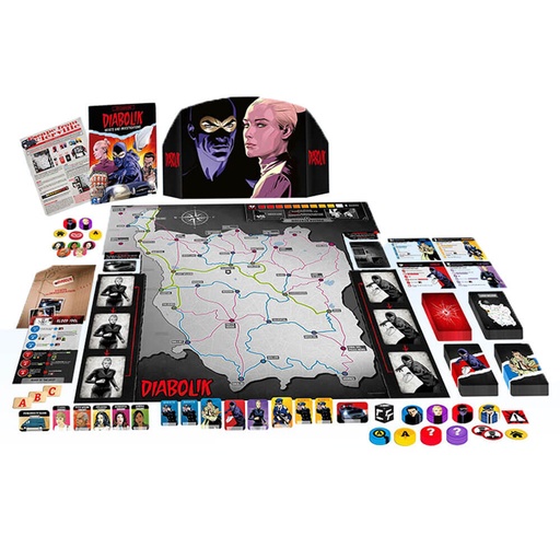 [LP1BHRK01] Diabolik Heists and Investigations Board Game