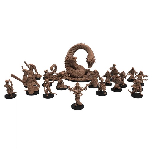 [LP1EZES01] Epic Encounters Chamber of the Serpent Folk Miniatures
