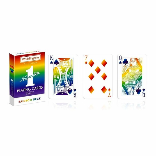 [LP1JOQX01] Playing Cards Waddingtons Rainbow