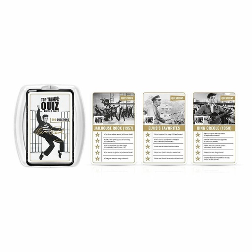 [LP1MFDF01] Top Trumps Quiz Elvis Board Game