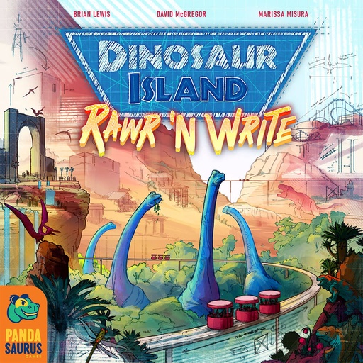 [LP1OLSQ01] Dinosaur Island Rawr n Write Board Game