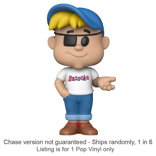[IC8TQBS01] Bazooka Joe Bazooka Joe Vinyl Soda Chase Ships 1 in 6