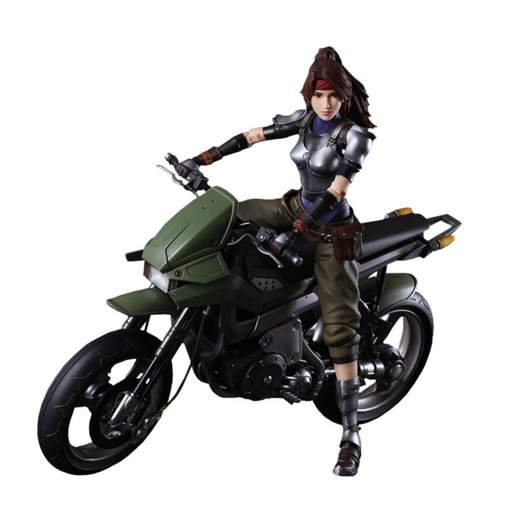 [IC8GGLB01] FFVII Jessie & Motorcycle Play Arts Action Figure