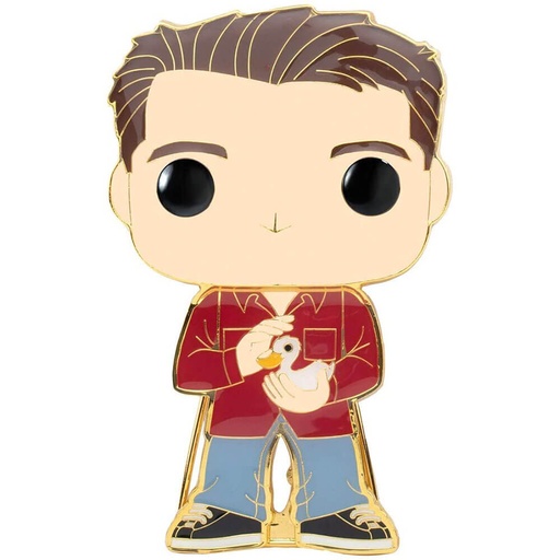 [IC8NVTI01] Friends Joey with duckling 4" Pop! Enamel Pin