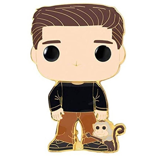 [IC8LTID01] Friends Ross with Marcel 4" Pop! Enamel Pin