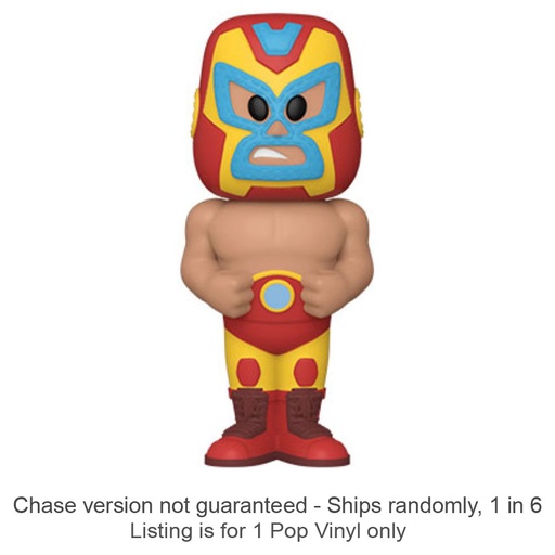 [IC8IKGM01] Iron Man Luchadore Vinyl Soda Chase Ships 1 in 6