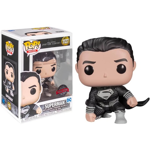 [IC8DLRV01] Snyder Cut Superman Black Suit Landing US Pop! Vinyl