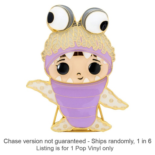 [IC8YZBJ01] Boo Monster Suit 4" Pop! Enamel Pin Chase Ships 1 in 6