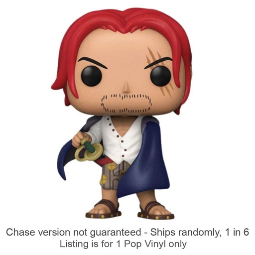 [IC8KZTV01] One Piece Shanks US Exclusive Pop! Vinyl Chase Ships 1 in 6