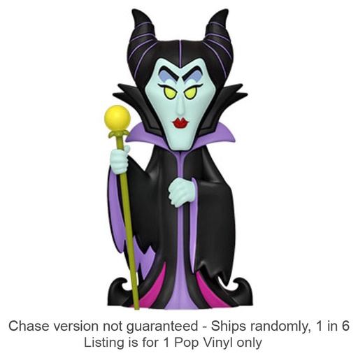 [IC8IEFW01] Sleeping Beauty Maleficent Vinyl Soda Chase Ships 1 in 6