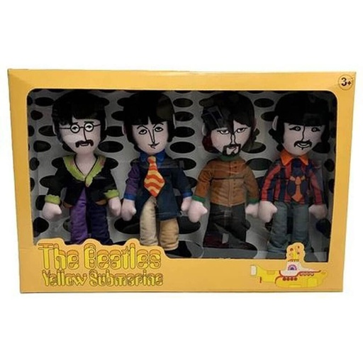 [IC8RAGP01] The Beatles 4 Band Member Plush Box Set