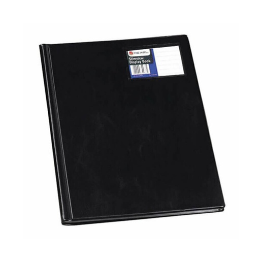 [WS1FXAT01] Rexel Slimview Display Book A4 Black (24 pages)